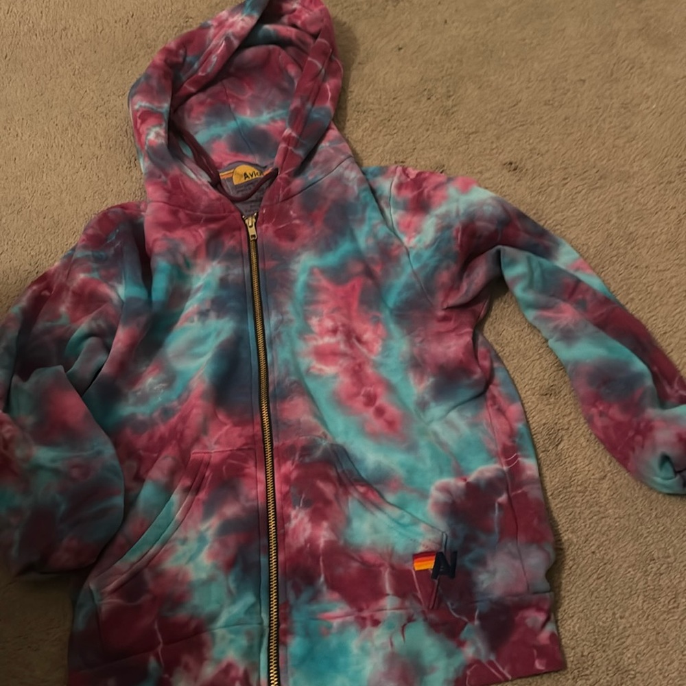 zip aviator nation hoodie